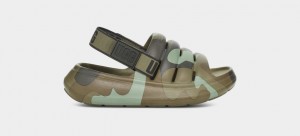 Ugg Sport Yeah Camopop Sandaler Barn Gröna | YL0479286