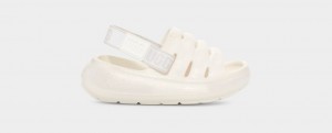 Ugg Sport Yeah Glitter Sandaler Barn Vita | BH8095671