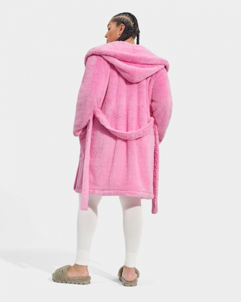 Ugg Aarti Plush Robe Sovkläder Dam Rosa | AJ3927148