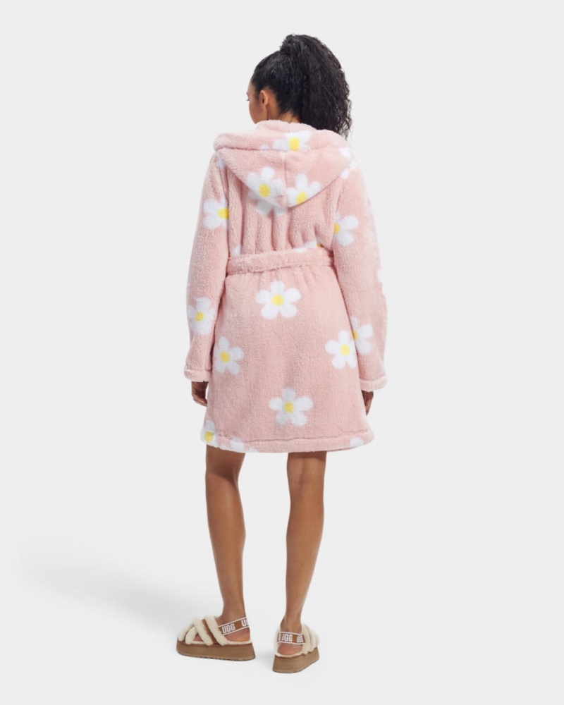 Ugg Aarti Plush Robe Sovkläder Dam Rosa | TJ6975081