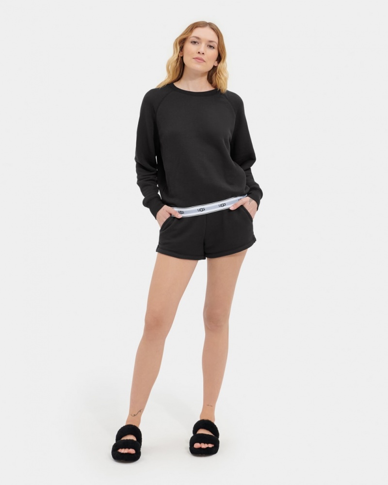 Ugg Albins Shorts Dam Svarta | JE6087194