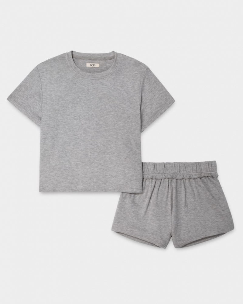 Ugg Aniyah Set Sovkläder Dam Grå | SF1048936