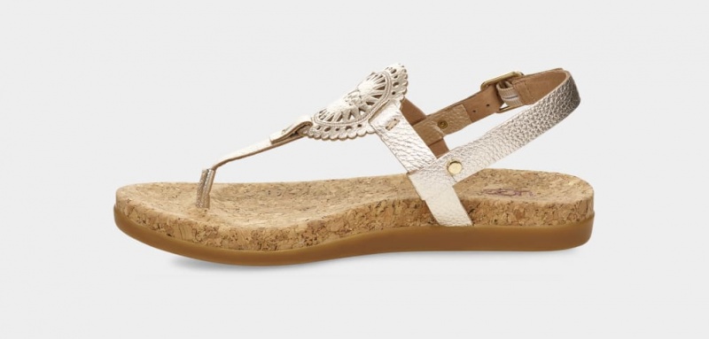 Ugg Ayden II Metallic Sandaler Dam Guld | KP5820413