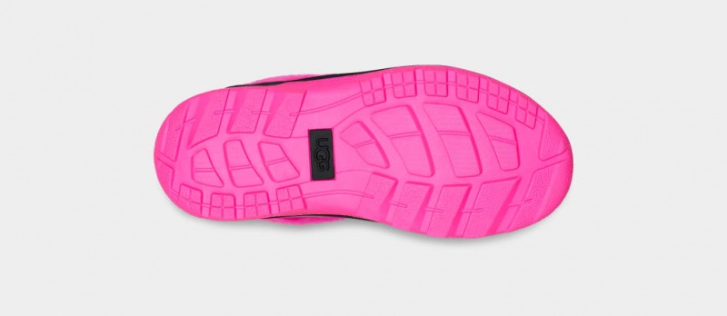 Ugg Butte II CWR Glow Tryck Stövlar Barn Svarta Rosa | ZT2831746