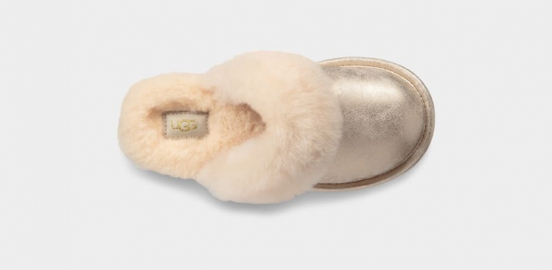 Ugg Cozy II Metallic Tofflor Barn Guld | NC8962473