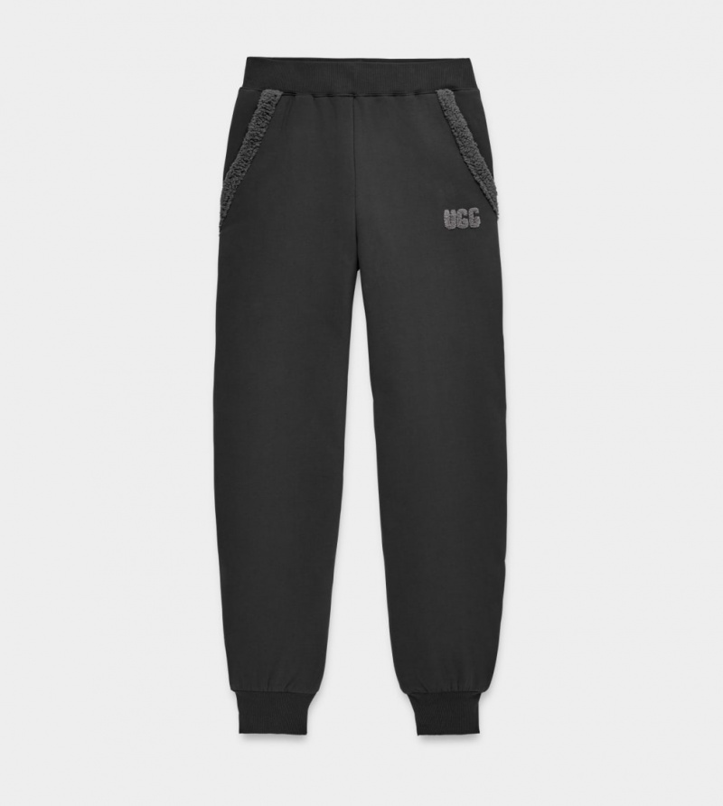 Ugg Daylin Bonded Fleece Byxor Dam Svarta | MO0241786