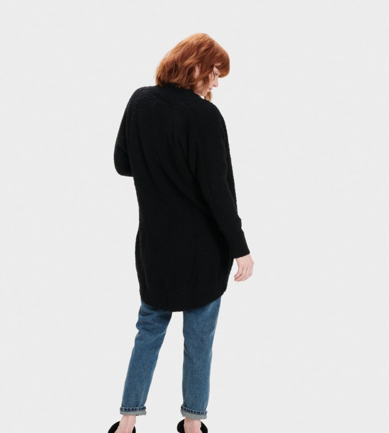 Ugg Fremont Cardigan Dam Svarta | YK5316097