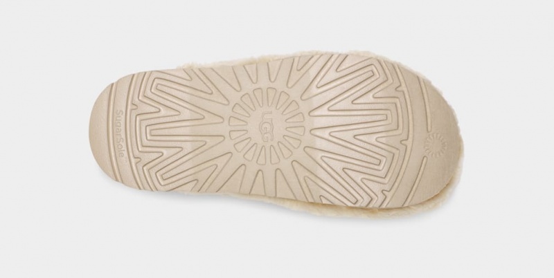 Ugg Fuzz Sugar Mockasiner Dam Beige | UX1742309