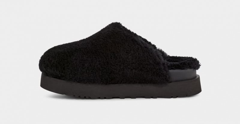 Ugg Fuzz Sugar Mockasiner Dam Svarta | NA2381957