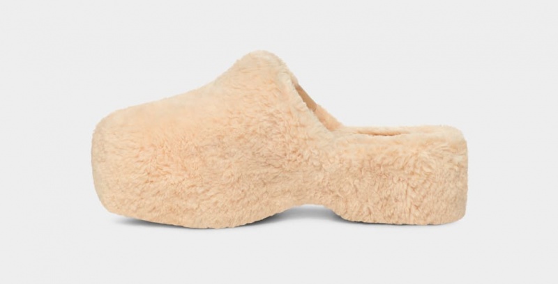 Ugg Fuzz Sugar Tofflor Dam Beige | PF9527184