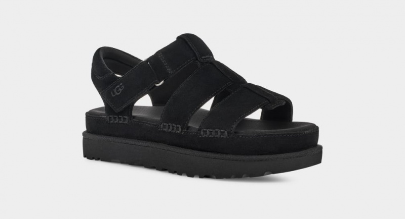 Ugg Goldenstar Rem Sandaler Dam Svarta | XJ3129054