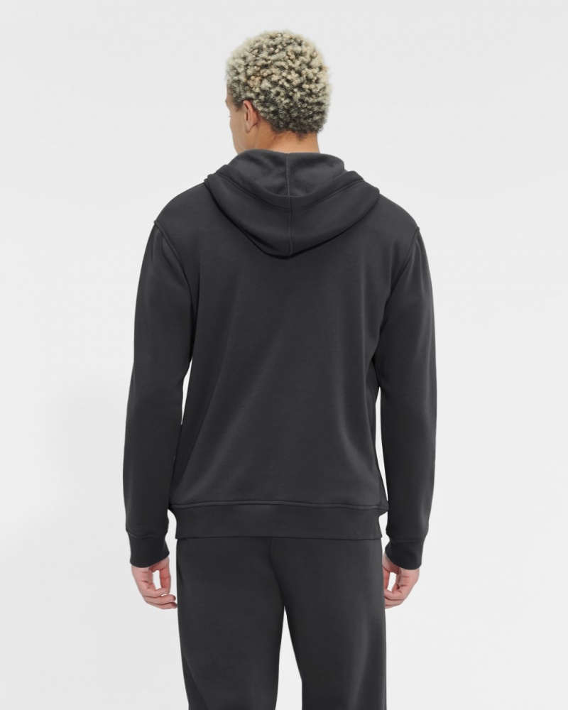 Ugg Gordon Zipped Hoodie Herr Svarta | SL0795462