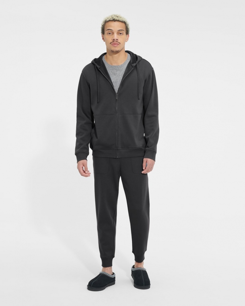 Ugg Gordon Zipped Hoodie Herr Svarta | SL0795462