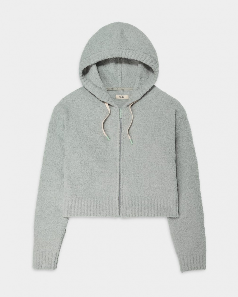 Ugg Hana Zip Hoodie Dam Grå | VK8152367
