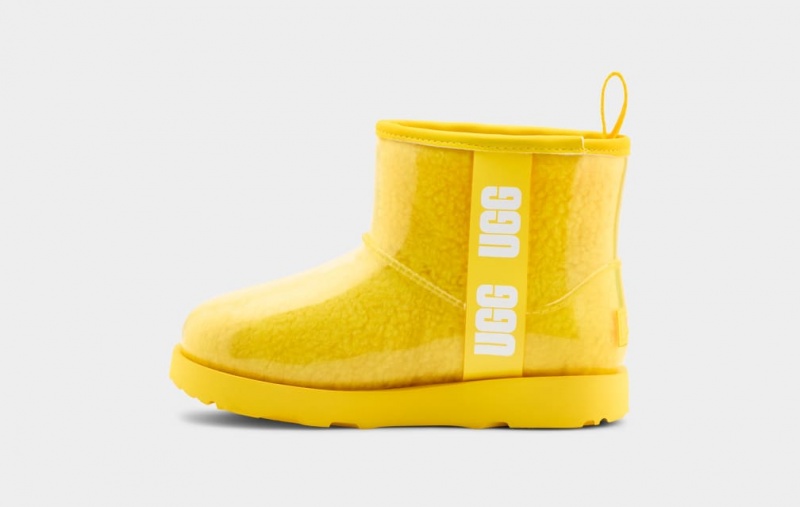 Ugg Klassiska Clear Mini II Stövlar Barn Gula | KG4359601
