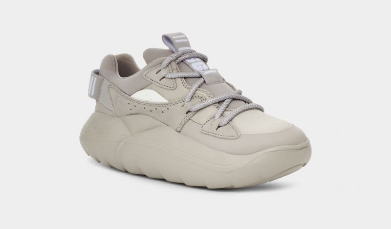 Ugg LA Cloud Spets Sneakers Dam Grå | LH4598013