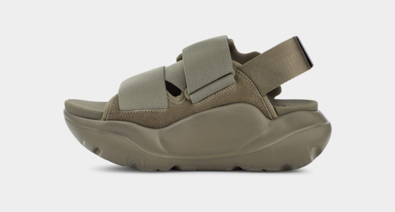Ugg LA Street Mocka Sandaler Dam Gröna | LW4362105