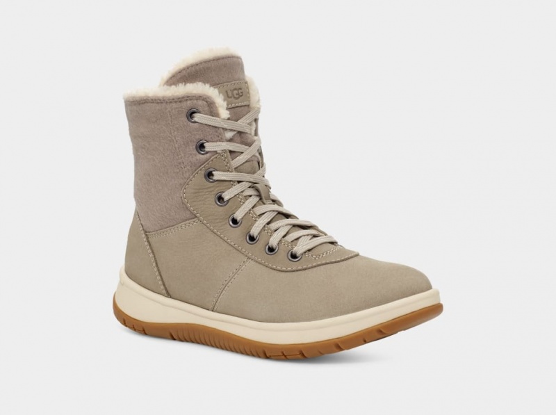 Ugg Lakesider Mid Spets Up Stövlar Dam Grå | PN9156078