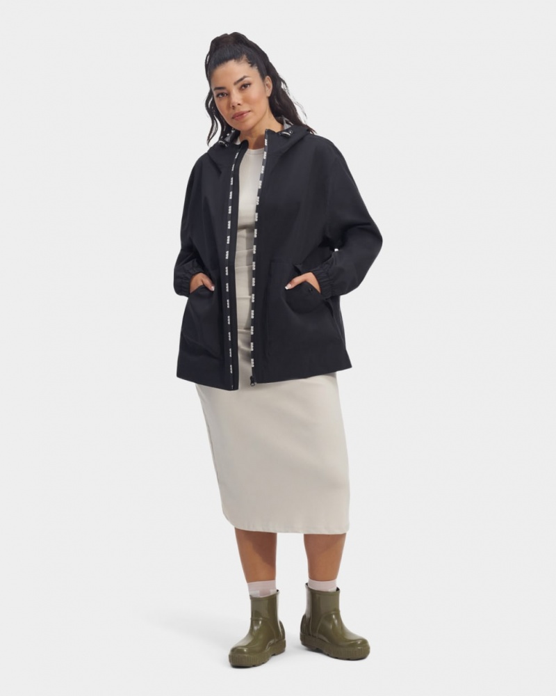 Ugg Lianne Rain Jacka Dam Svarta | IT3596170