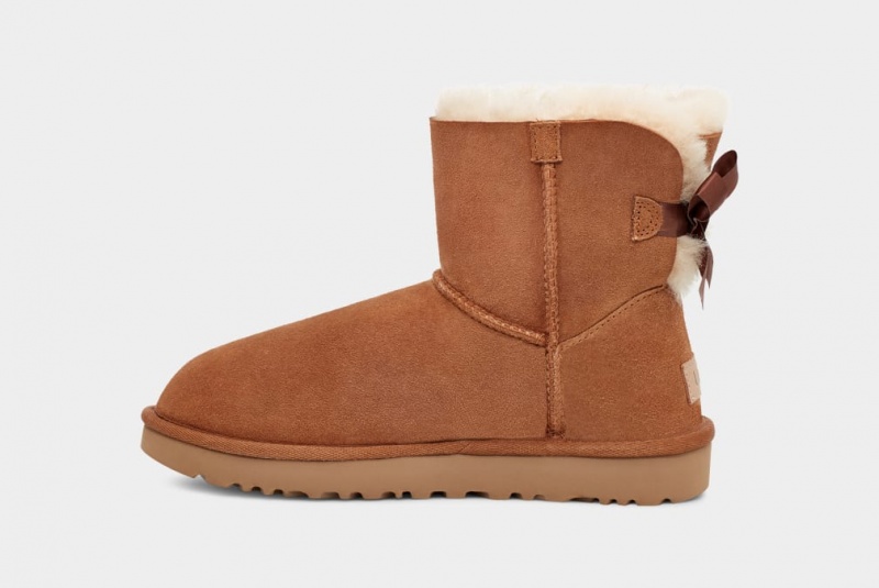 Ugg Mini Bailey Bow II Stövlar Dam Bruna | AX0463291