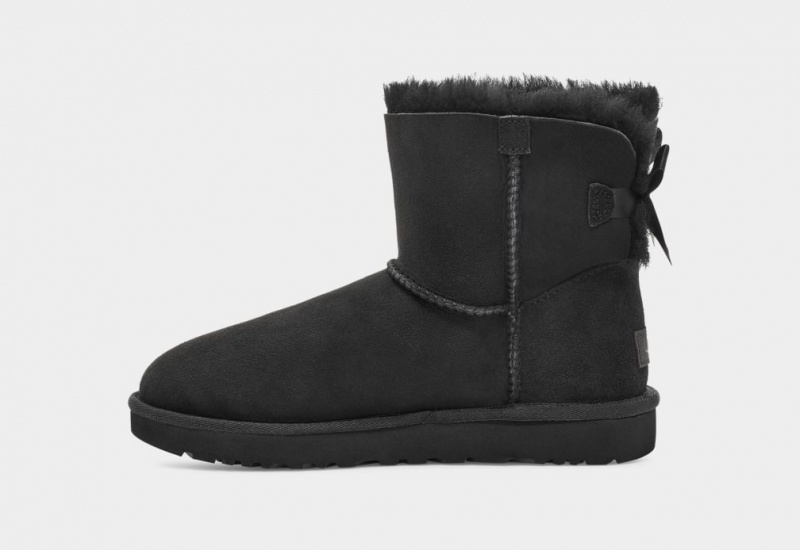 Ugg Mini Bailey Bow II Stövlar Dam Svarta | GU0834195