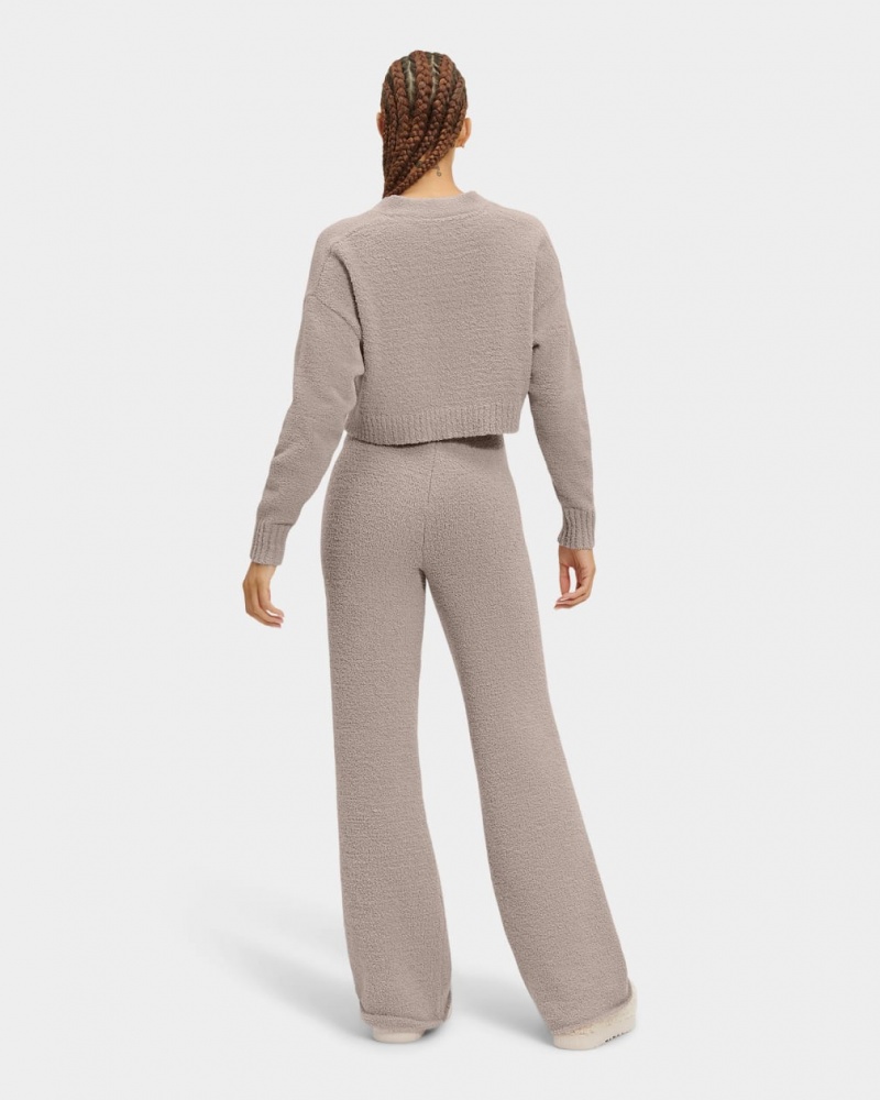 Ugg Nyomi Cropped Cardigan Dam Grå | HF0247185