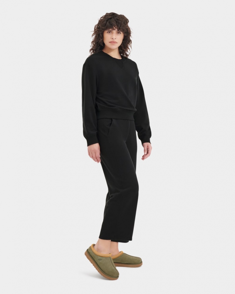 Ugg Seleste Micro Terry Sweatshirt Dam Svarta | VP3490687