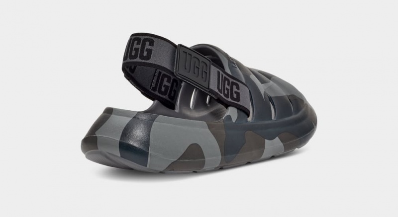 Ugg Sport Yeah Camopop Sandaler Herr Svarta | TU0123968