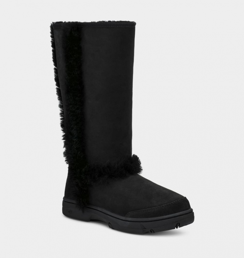 Ugg Sunburst Höga Stövlar Dam Svarta | WV9805432