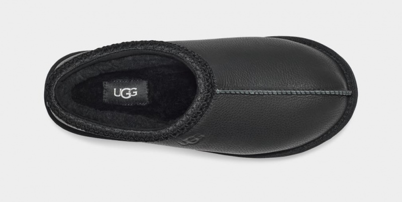 Ugg Tasman Läder Tofflor Herr Svarta | EM0592184