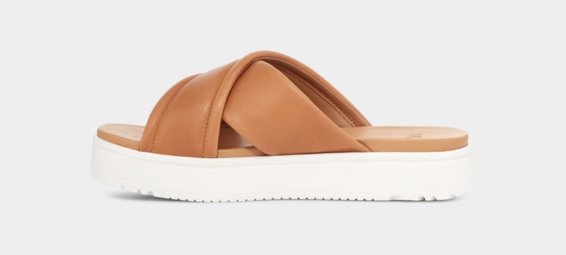Ugg Zayne Crossband Badtofflor Dam Bruna | WU3560147