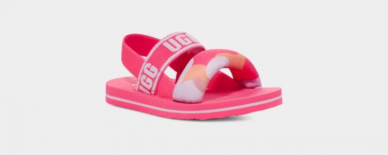 Ugg Zuma Slingback Camopop Sandaler Barn Rosa | ND8967324